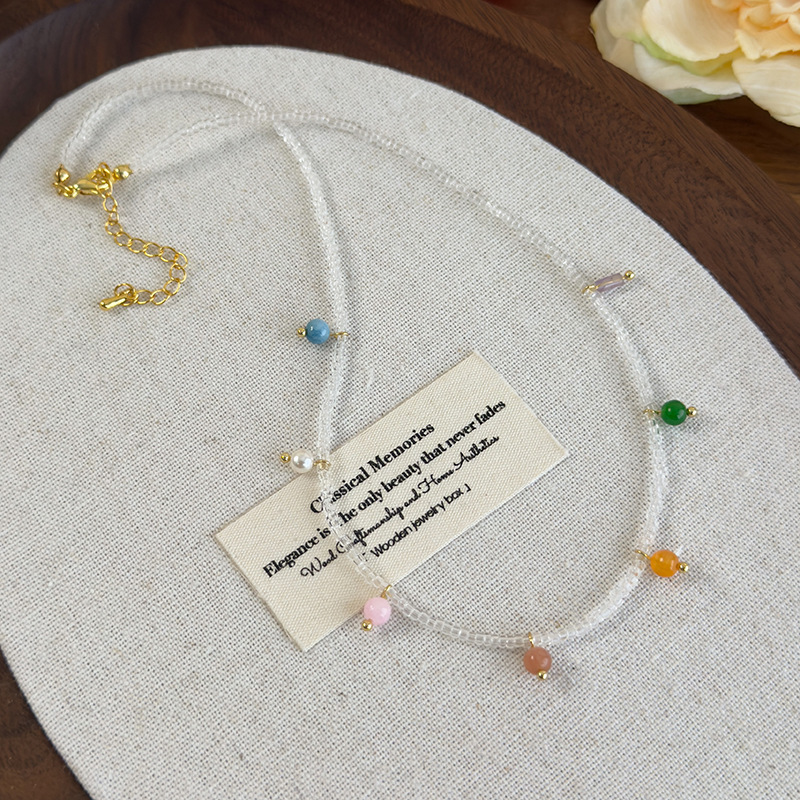 Намисто з Натурального Каміння з Намистинами