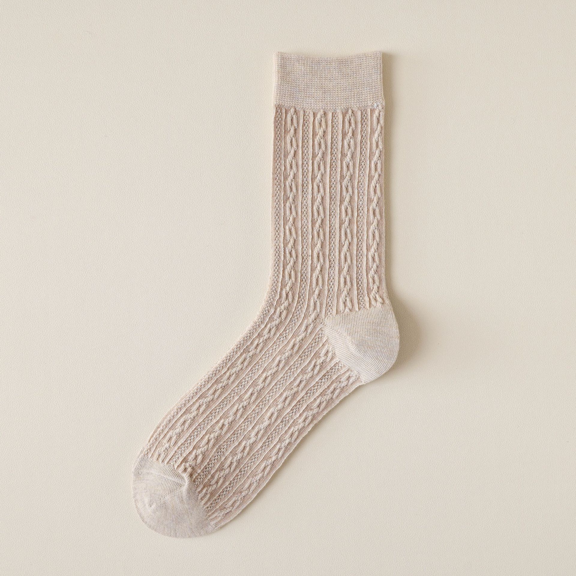 Pletené ponožky do půlky lýtka