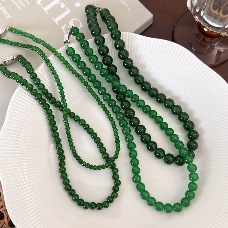 Green Beaded Necklace
