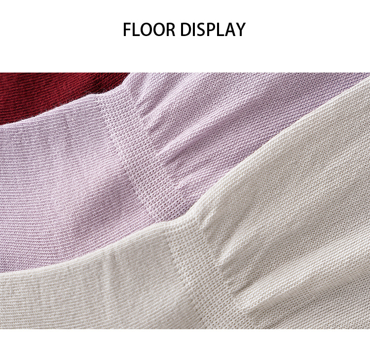 Meias Descaídas de Algodão Sem Costura