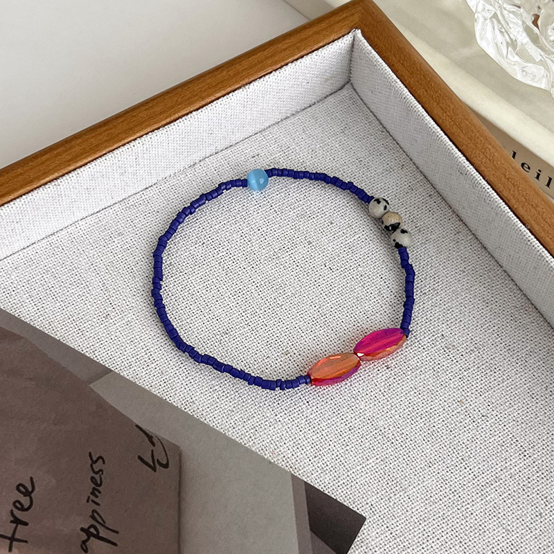 Κινέζικο Βραχιόλι με Πέτρες και Χάντρες Ρυζιού