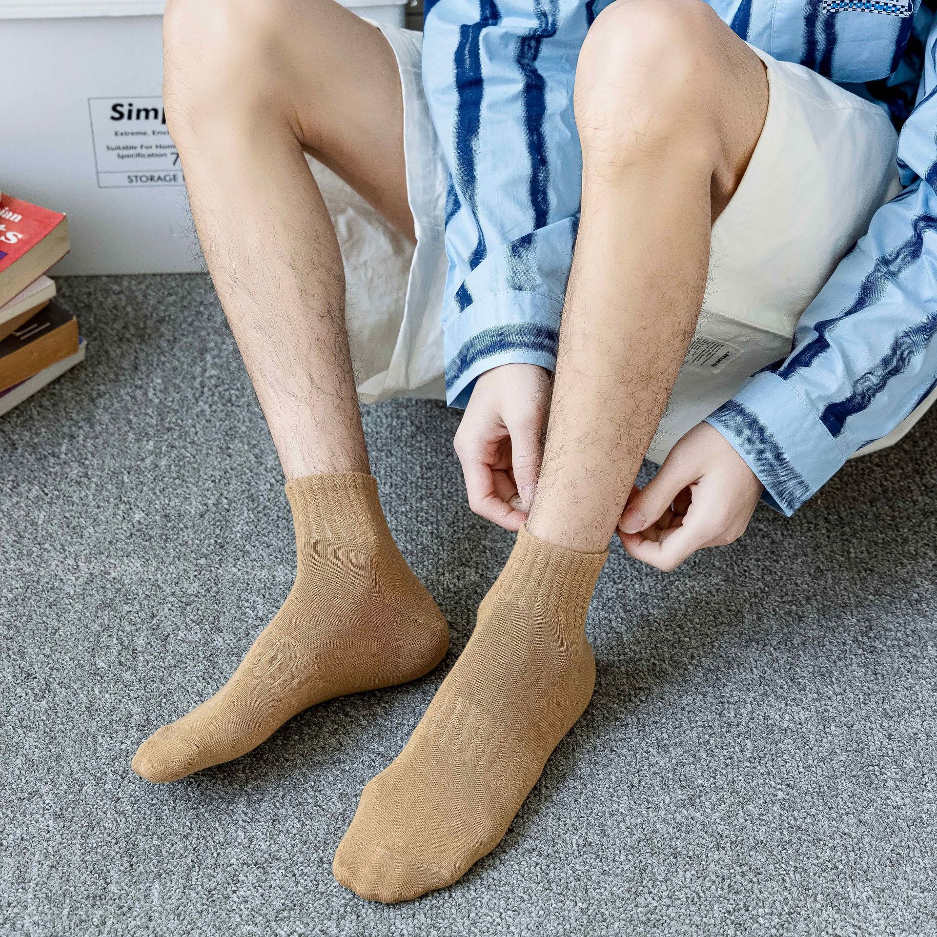 Meias Baixas de Algodão para Homens