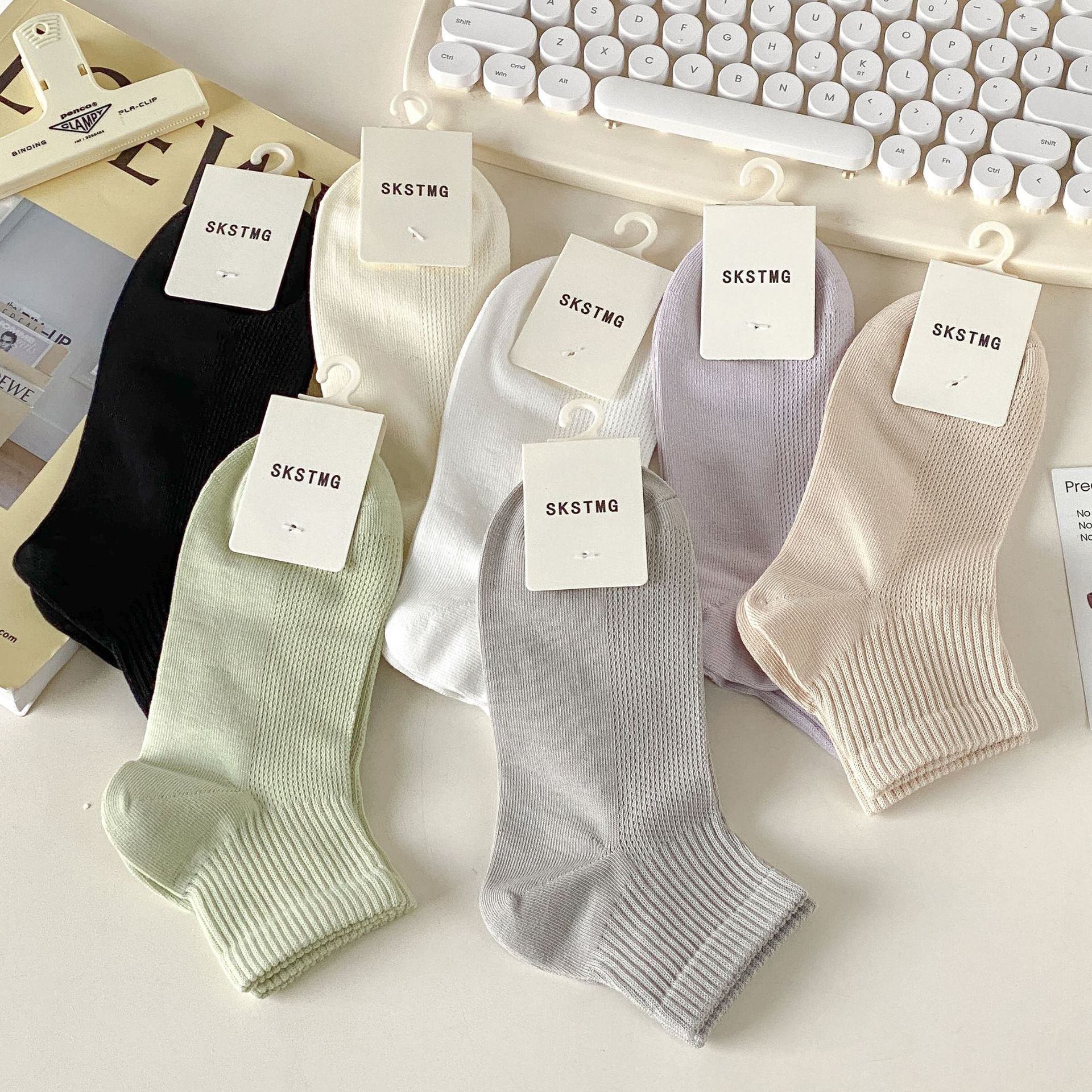 جوارب نسائية قطن شبكة صيف