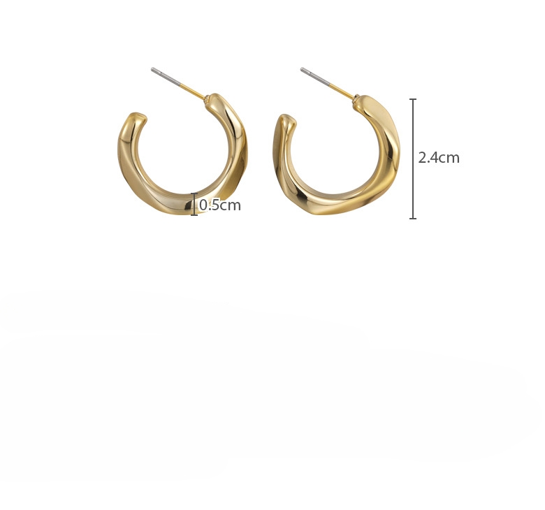 지오메트릭 플라스틱 귀걸이