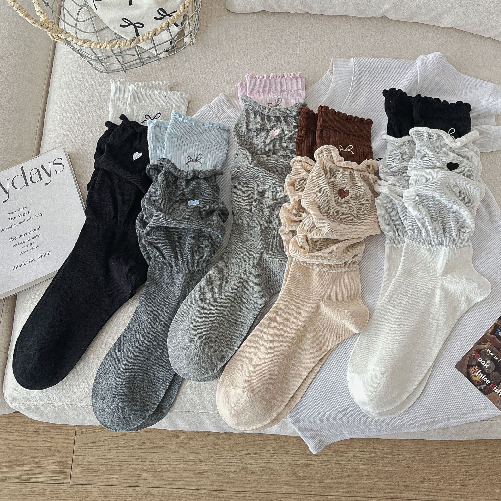 Meias Ballet Scrunch Feminina