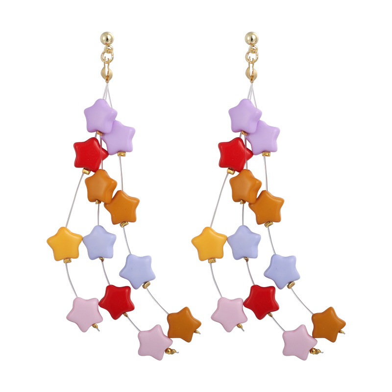 Star Tassel Earrings