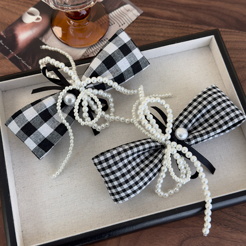 Agrafă de Păr Houndstooth