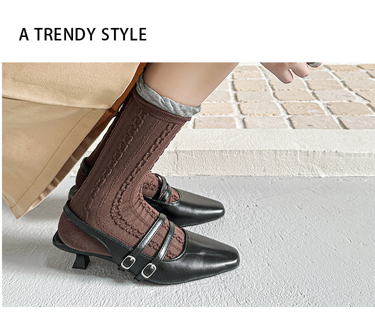 Žebrované podkolenky