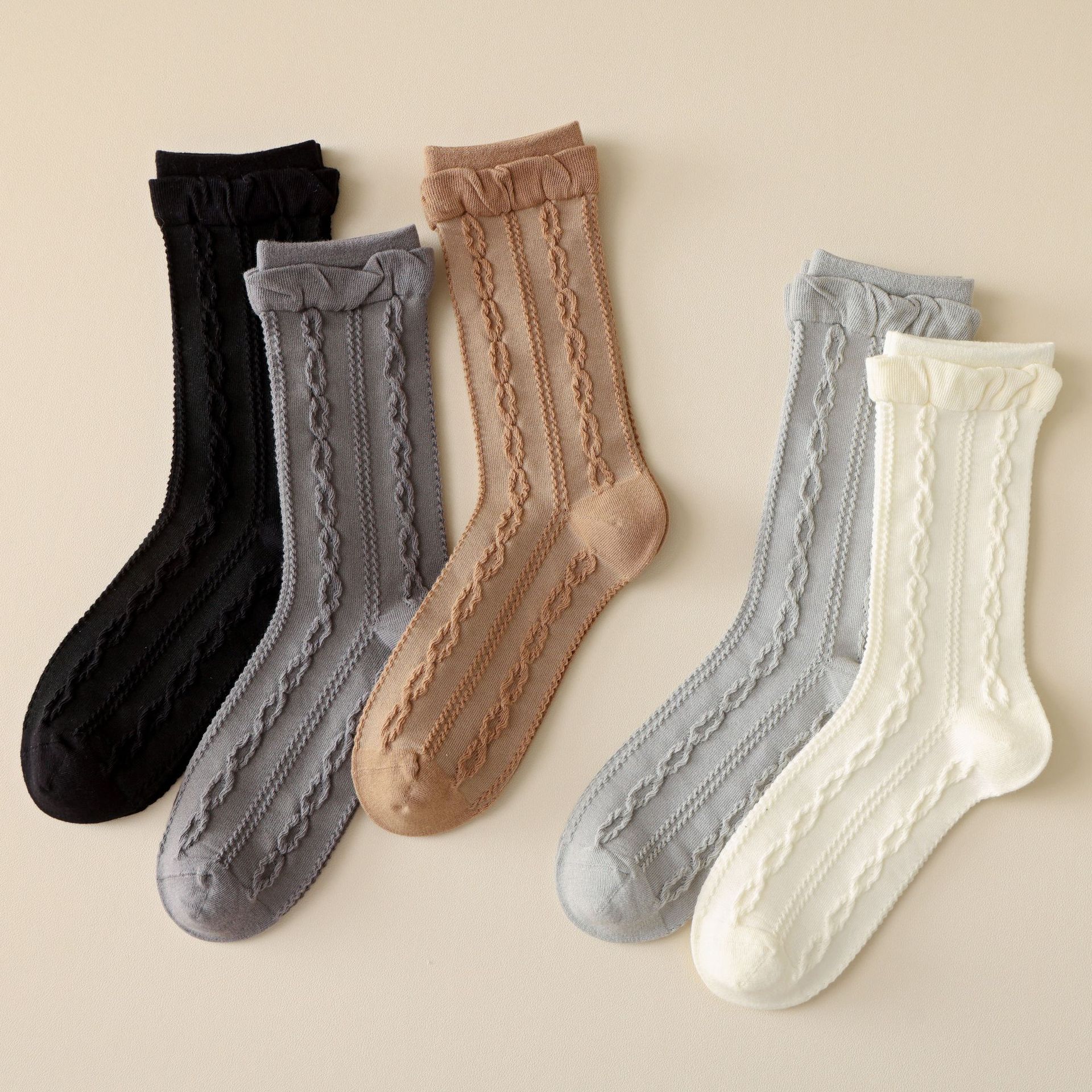 Meias Femininas de Meia Perna