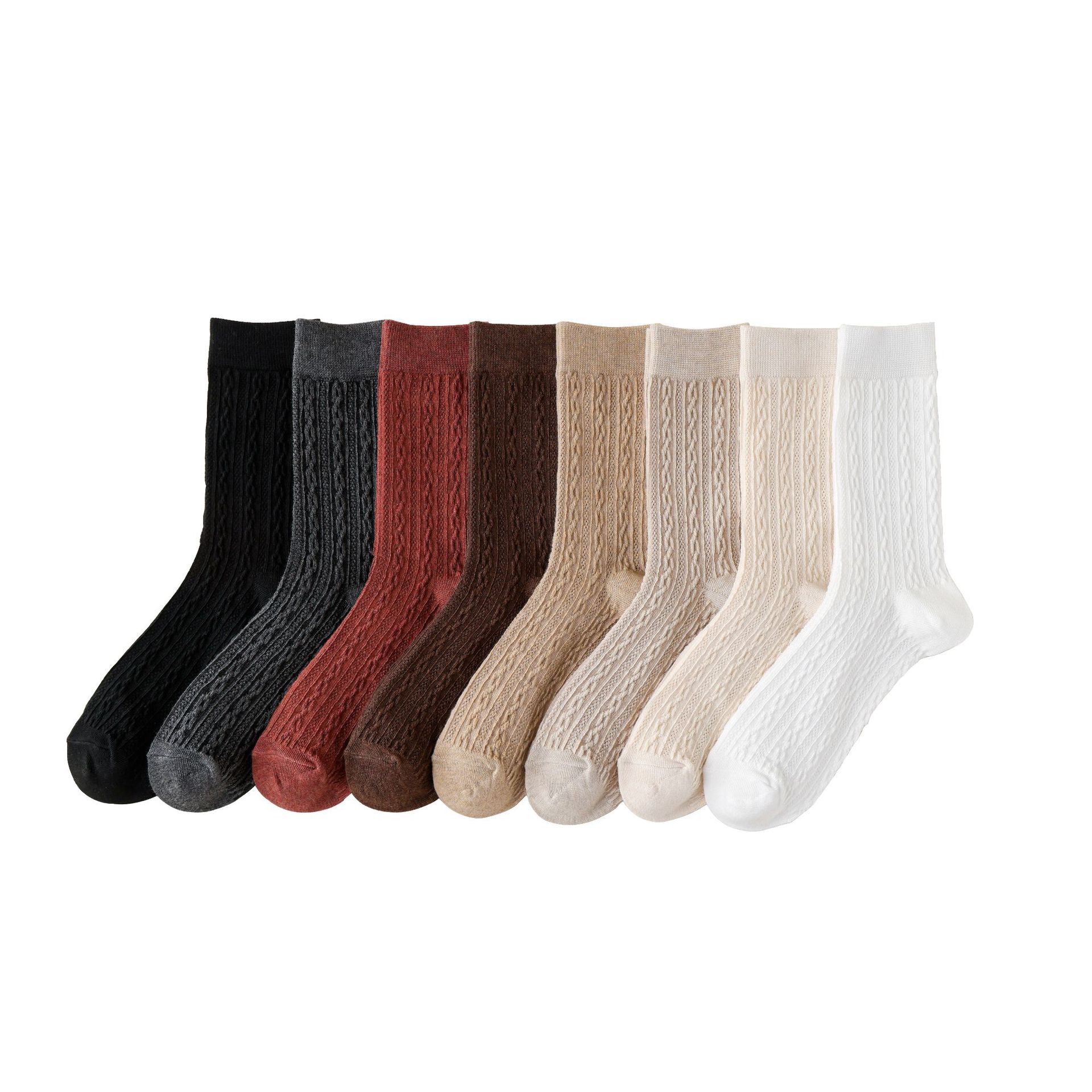 Pletené ponožky do půlky lýtka