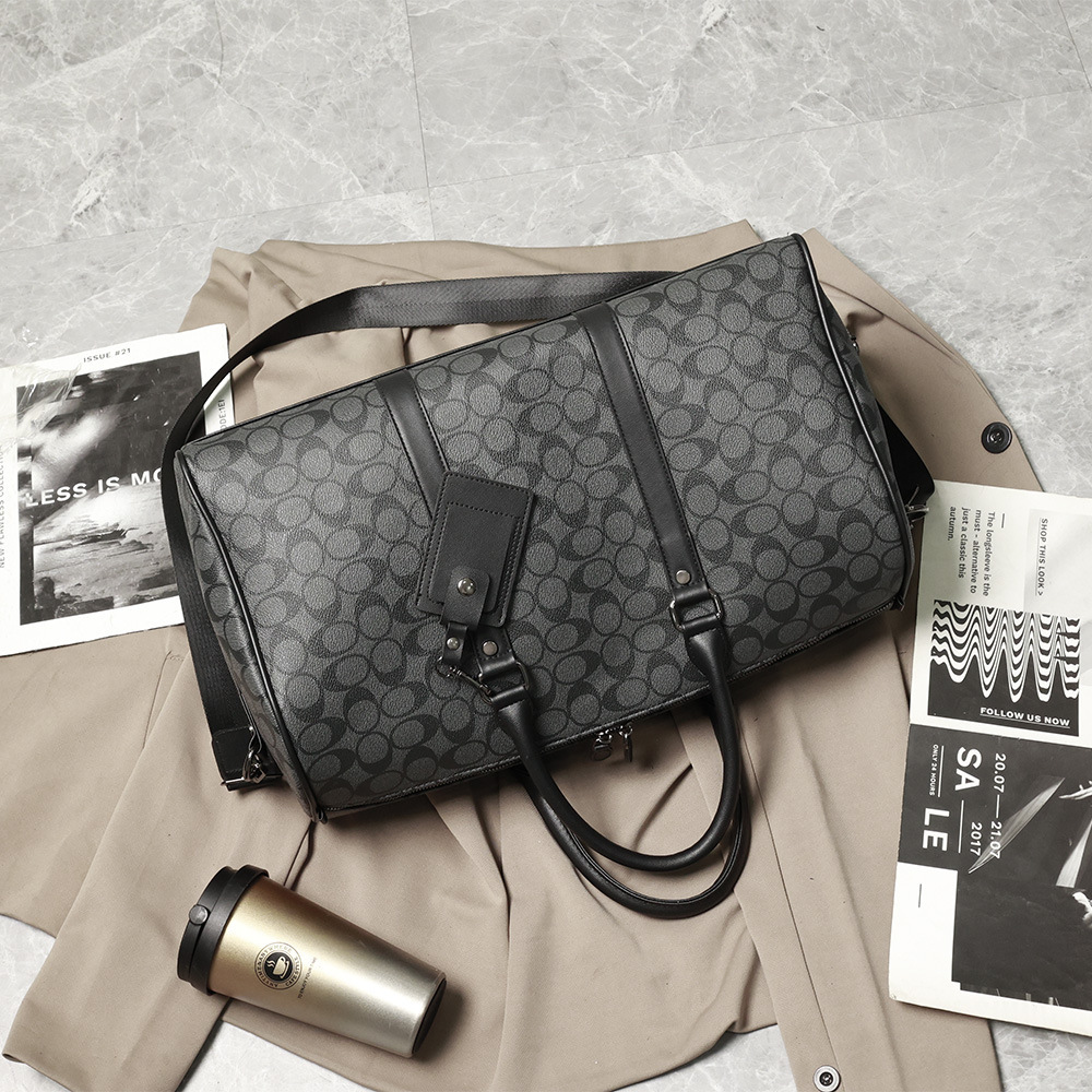 Bolsa de viaje de cuadros para hombres