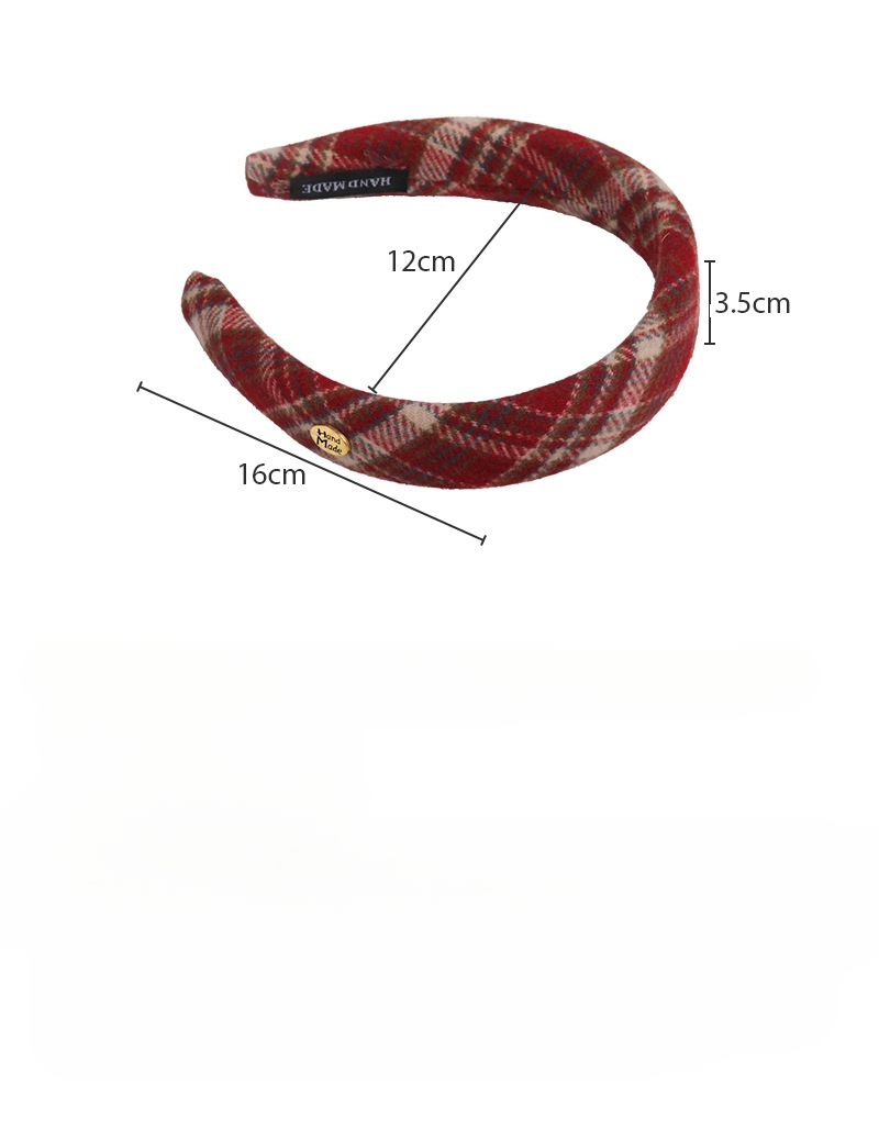 Banda para el Cabello a Cuadros