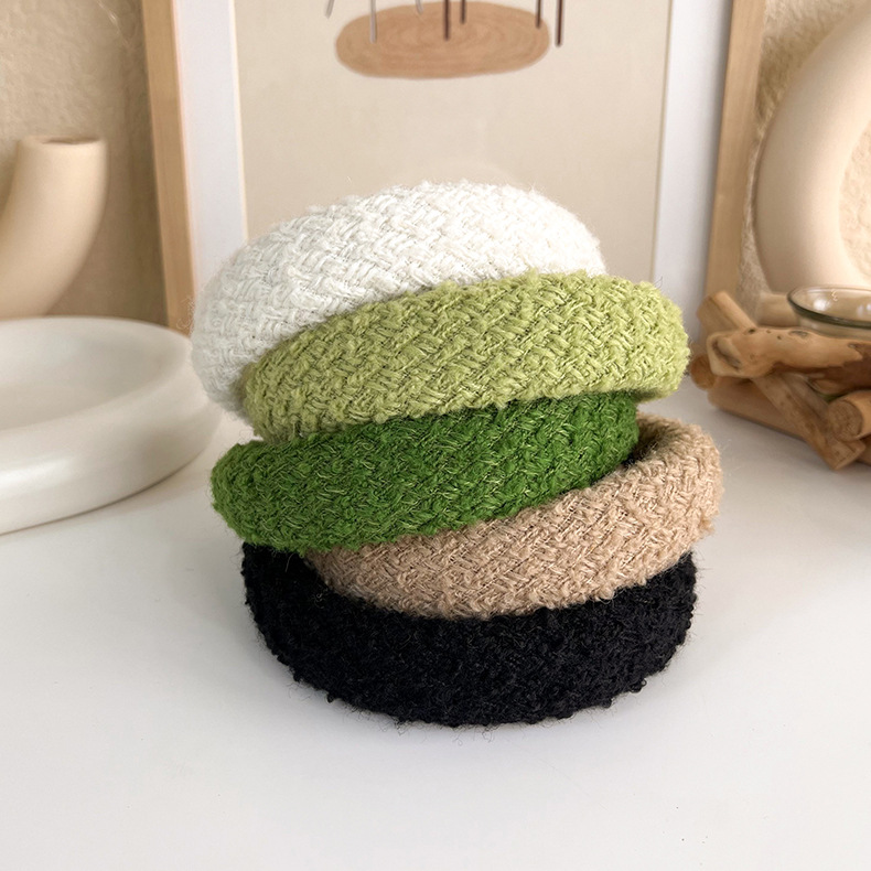 Cinta para el Cabello Tejida de Banda Ancha