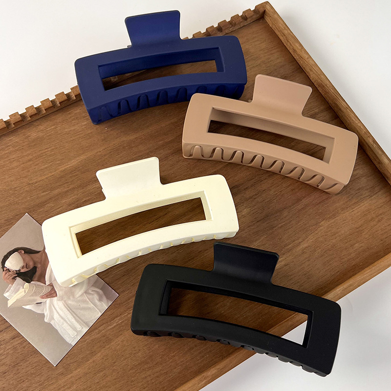 Agrafă Mare Pătrată Mată pentru Păr