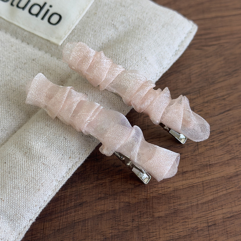 Grampos de Cabelo Plissados de Organza