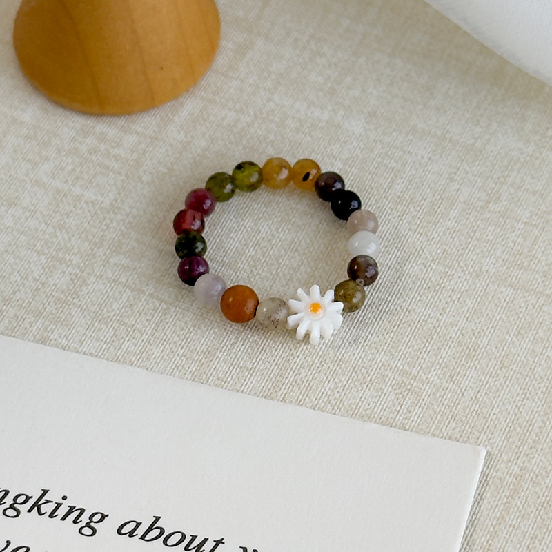 Daisy Beaded Ring