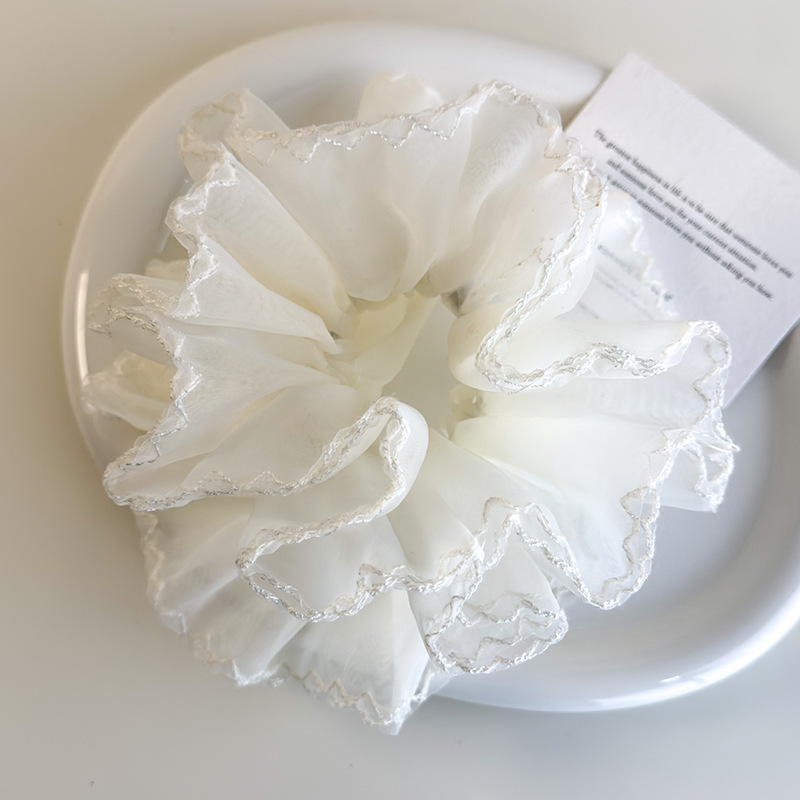 オーガンザプリーツスクランチー