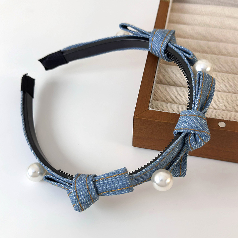 Pinza para el Pelo con Lazo Denim