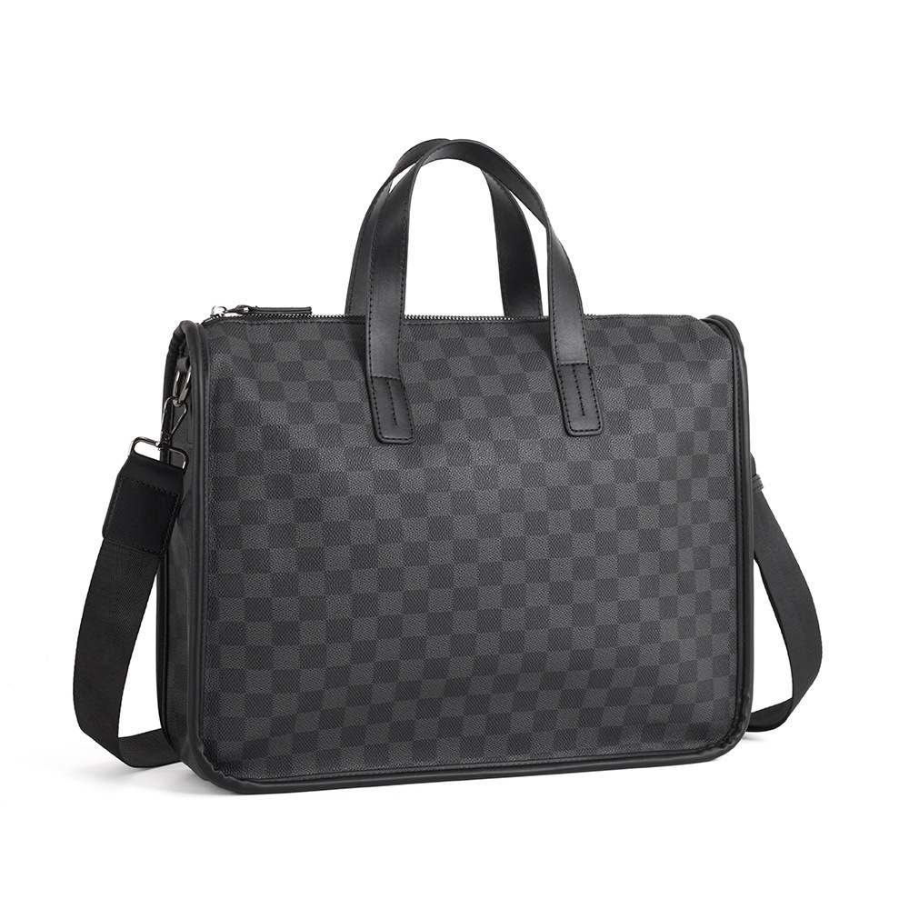 حقيبة كمبيوتر محمول وكتف رجالية منقوشة