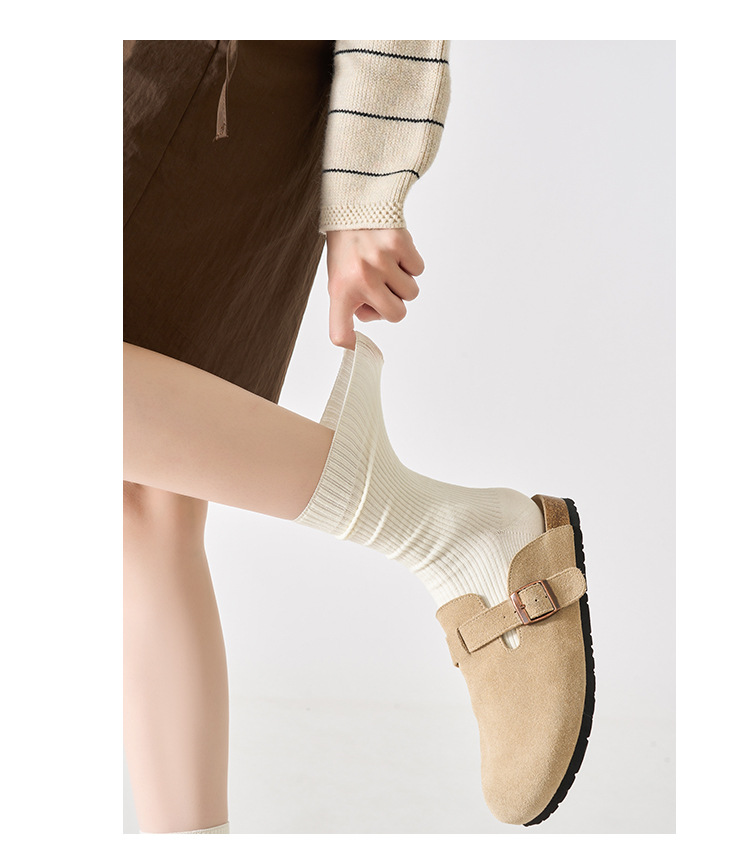 Meias de Risca Dupla Agulha