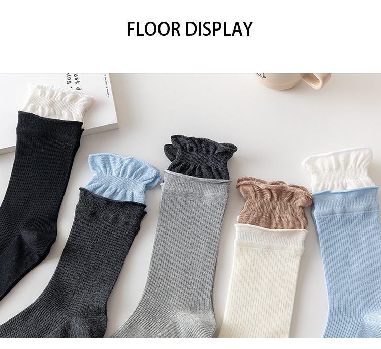 Meias Meia Cano Color-Block