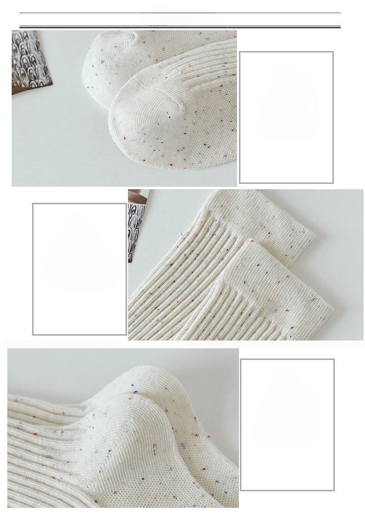 Meias Mid-Crew de Algodão para Mulher