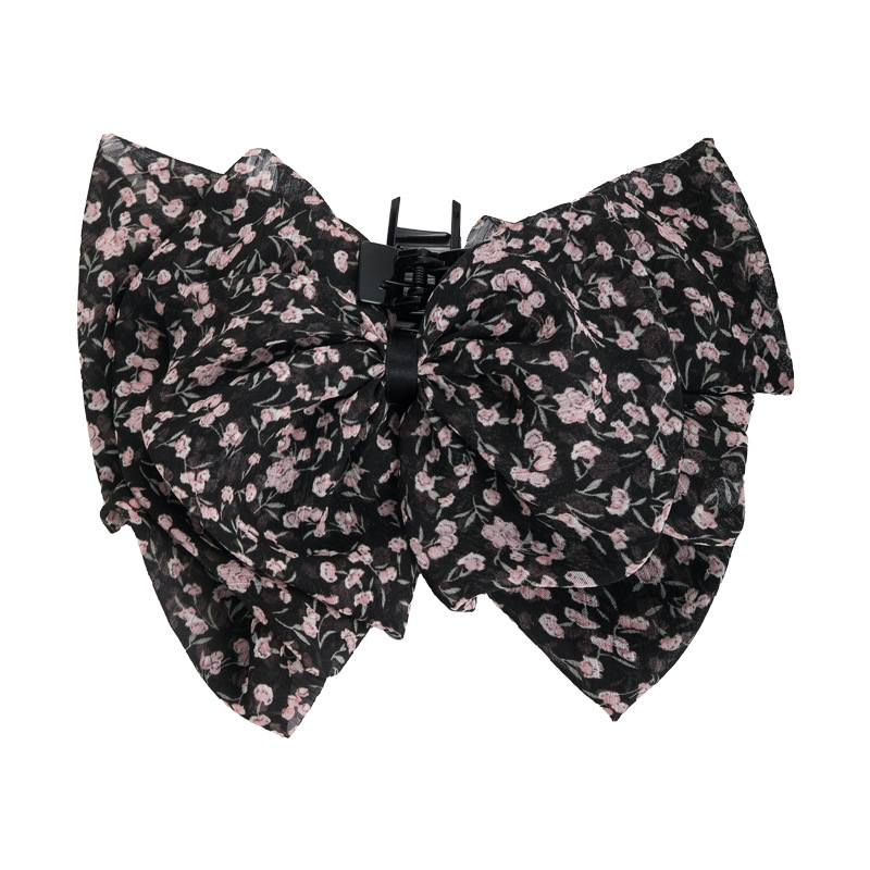 리본 포니테일 클립