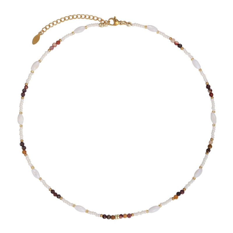 Намисто з намистинами «Котяче Око» у Китайському Стилі