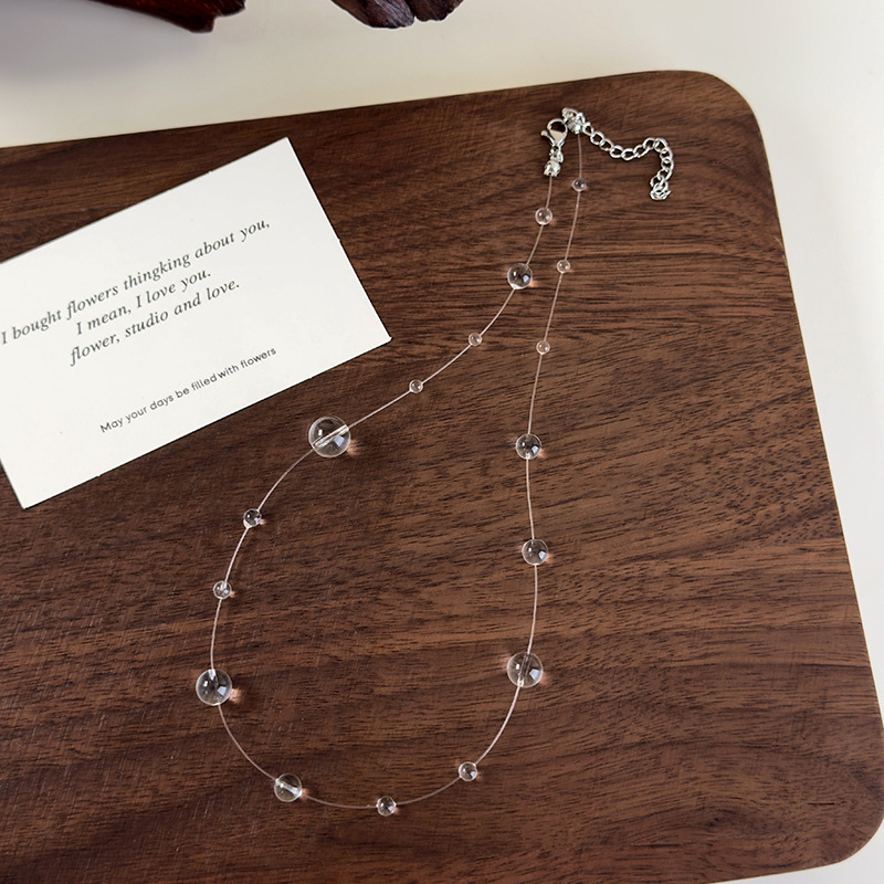 발레 스타일 리본 보우 이어링 & 목걸이