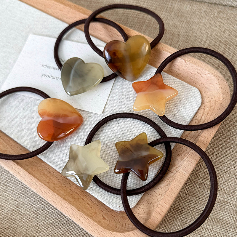 Haargummis Herz und Stern