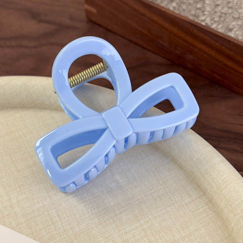 Agrafă de Păr Acrilică cu Fundiță