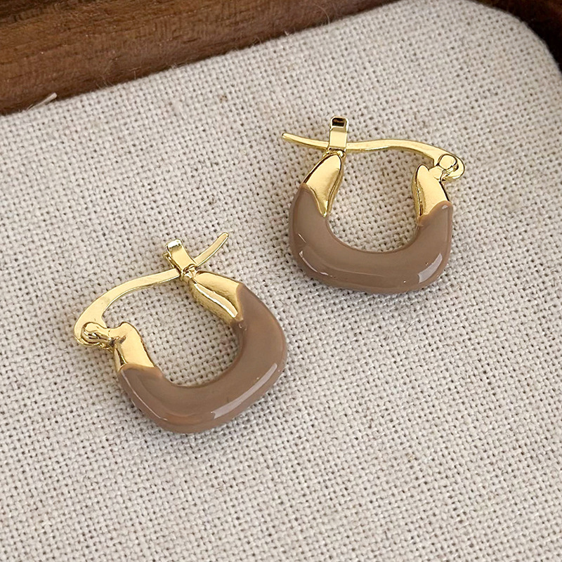 빈티지 미니멀리스트 기하학 드롭 귀걸이