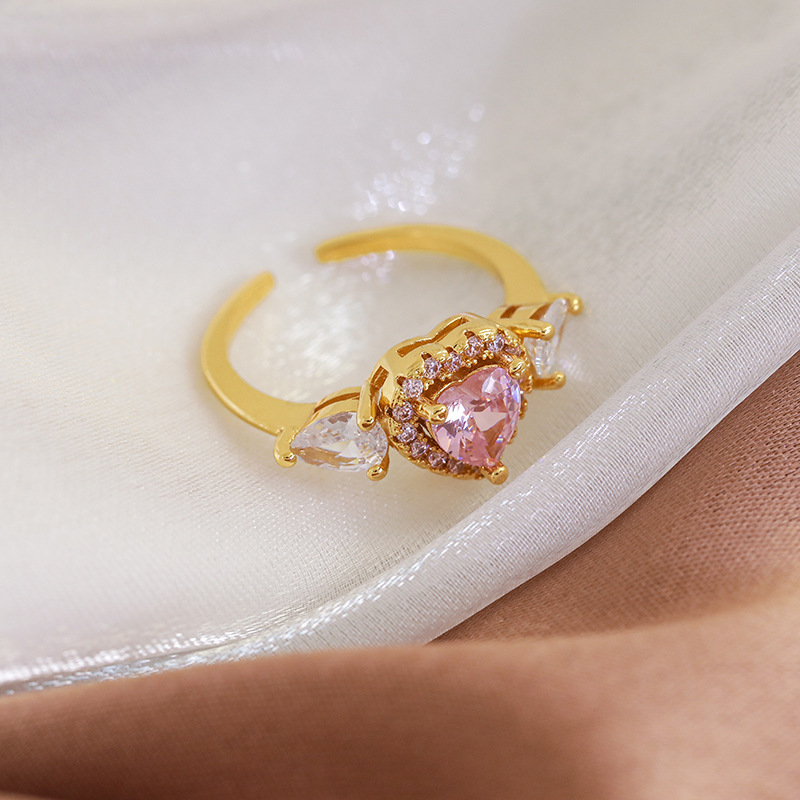 Adjustable Heart Ring