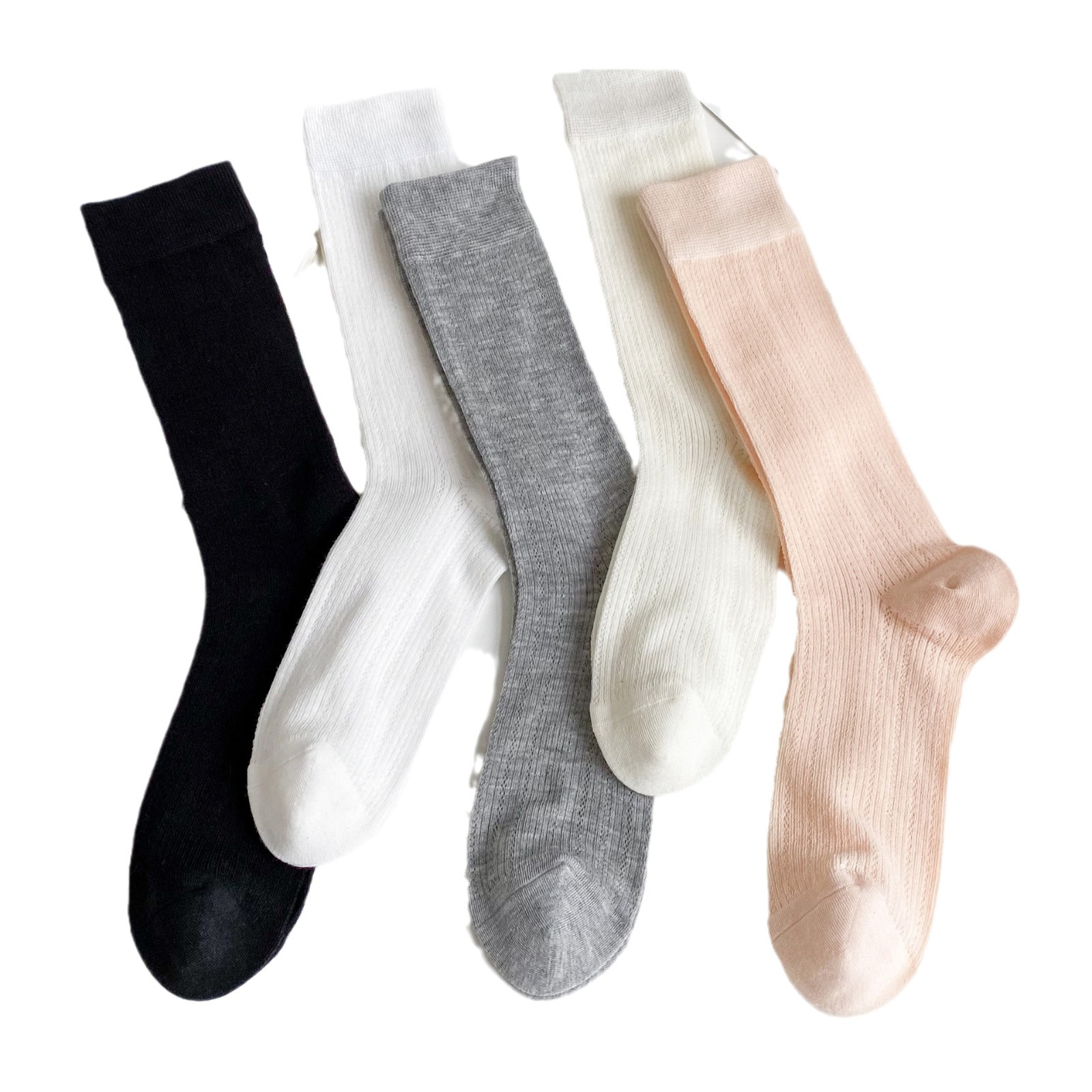 Meias Femininas de Malha Leve