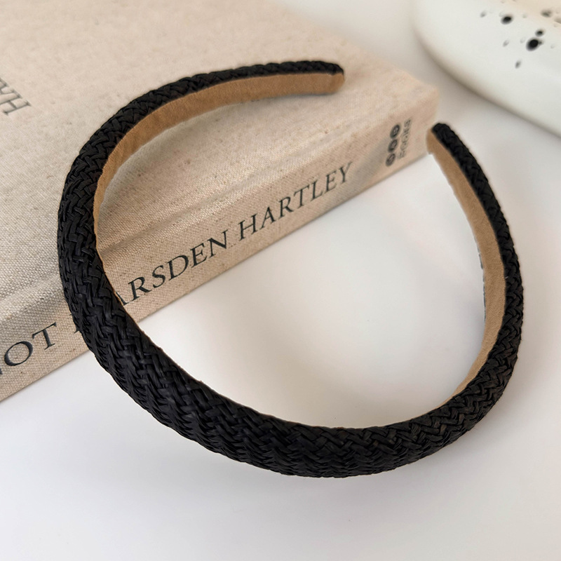 Cinta para el Cabello de Paja Trenzada