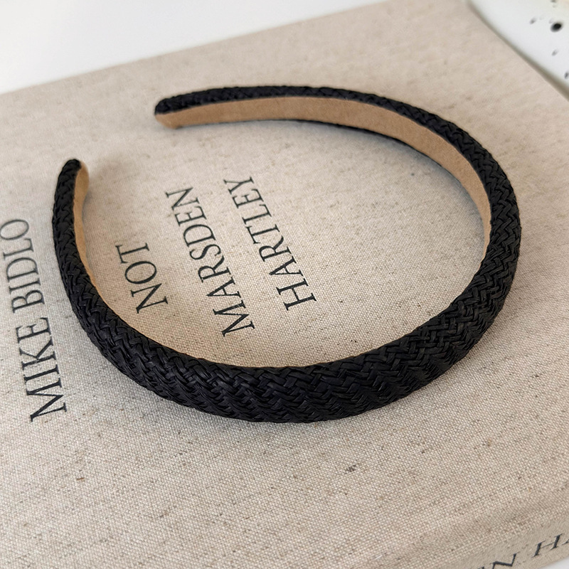 Cinta para el Cabello de Paja Trenzada