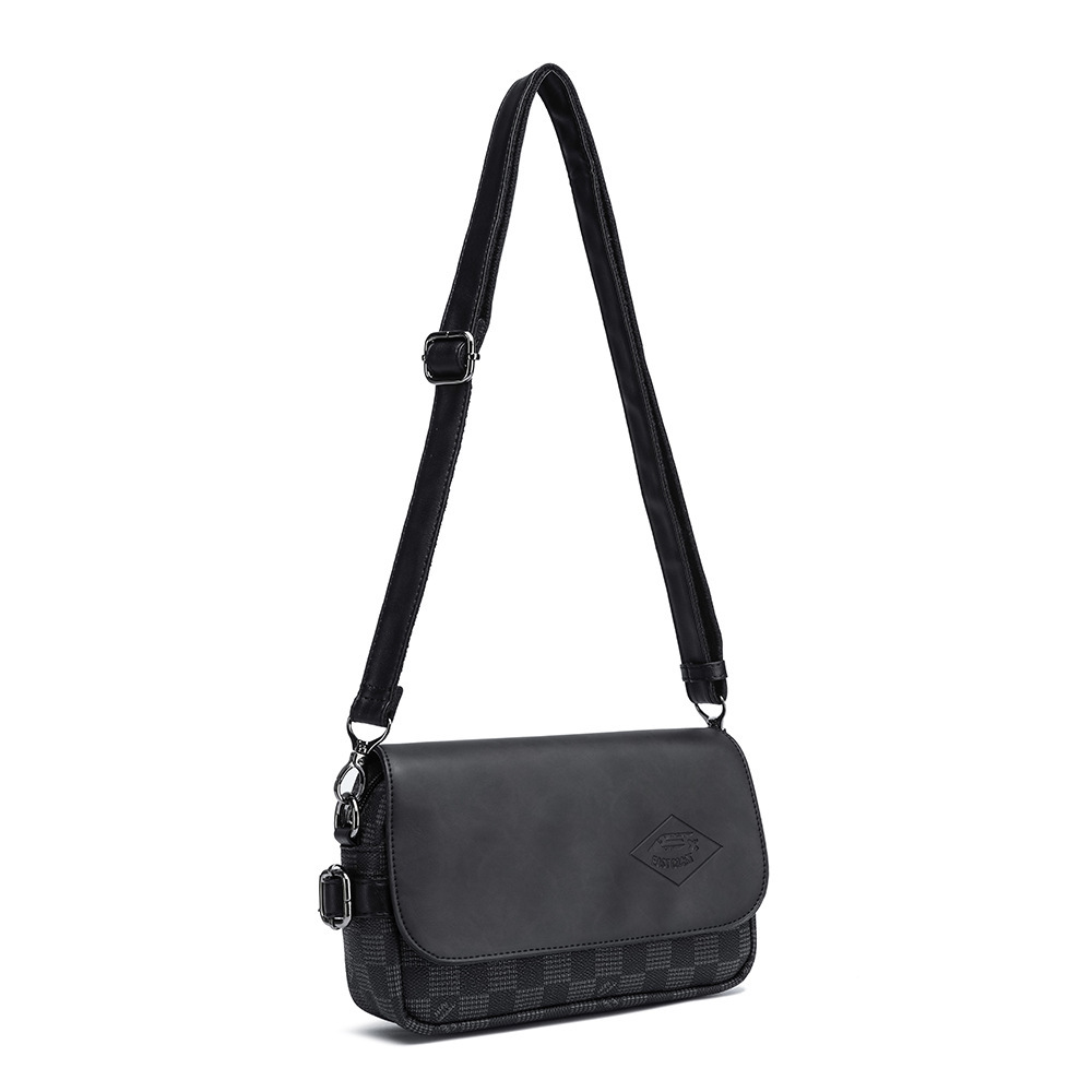 Ruitpatroon PU Schoudertas